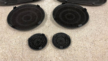Load image into Gallery viewer, 93 02 Pontiac Firebird Trans AM Front Rear Right Left Gray Speaker Covers 8 OEM