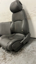 Load image into Gallery viewer, 1982 2002 Pontiac Firebird Trans AM Set Seats Gray Leather OEM GM Power