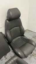 Load image into Gallery viewer, 1982 2002 Pontiac Firebird Trans AM Set Seats Gray Leather OEM GM Power