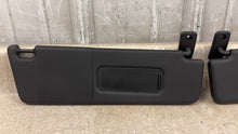 Load image into Gallery viewer, 10 15 Camaro SS Driver Passenger Side Sun Visors Left Right Visor Black Pair 35K
