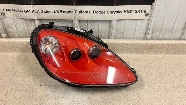 05 13 C6 Corvette Z06 Passenger Headlight Assembly GM Orange 20832124 OEM Right