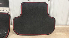 Load image into Gallery viewer, 11 14 Chevrolet Camaro SS Front Rear Left Right Floor Mats GM Black Red Cloth
