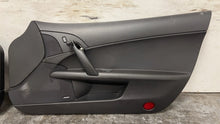 Load image into Gallery viewer, 05 13 Corvette C6 Driver Passenger Interior Door Trim Panels Black Pair OEM
