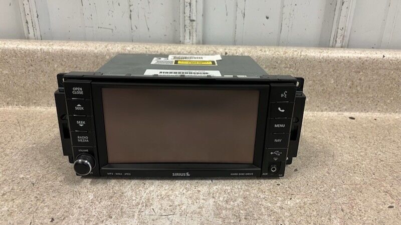 11 14 Dodge Challenger SRT Multi Media Radio Navigation 68092001AD AM FM CD Jeep