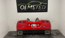 Load image into Gallery viewer, 10 13 Camaro SS Rear Bumper Assembly Cover GFX Diffuser Red OEM Complete GM 35K
