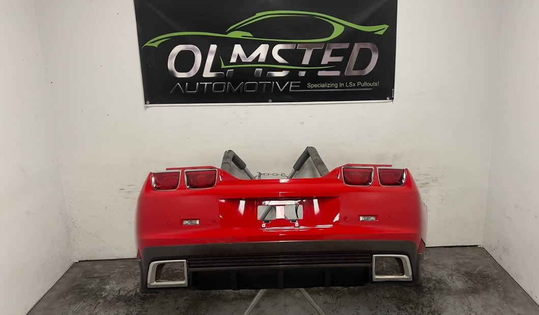 10 13 Camaro SS Rear Bumper Assembly Cover GFX Diffuser Red OEM Complete GM 35K