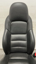 Load image into Gallery viewer, 05 13 Corvette C6 Passenger Leather Seat Black GM OEM Manual Non Heated Tracks
