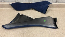 Load image into Gallery viewer, 04 05 06 Pontiac GTO Center Console Side Trim Panels Suede Blue Right Left Pair
