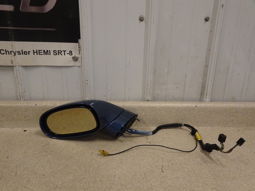 05 13 Chevrolet C6 Corvette Z06 Driver Side Power Mirror OEM GM Blue 56K Left