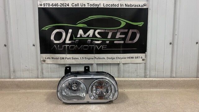 08 14 Dodge Challenger Driver Side Halogen Headlight Assembly Left 05028777AA