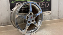 Load image into Gallery viewer, 00 04 Chevrolet Corvette C5 Front 17x8.5 Wheel Rim GM 9593797 Polished OEM 17&#39;&#39;
