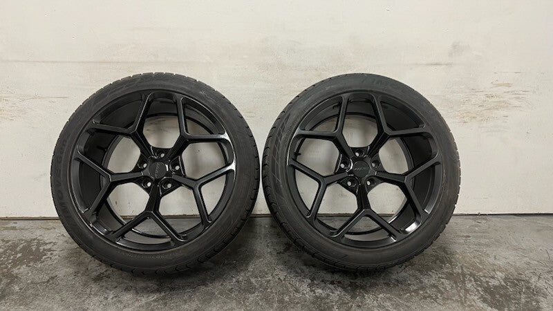 10 15 Chevrolet Camaro MRR M288 Rear 20'' Black Gloss Wheels 20x10 Tires