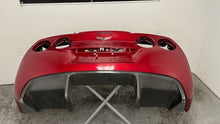 Load image into Gallery viewer, 05 13 Chevrolet Corvette C6 Z06 Rear Bumper Cover Assembly GM Carbon Diffuser
