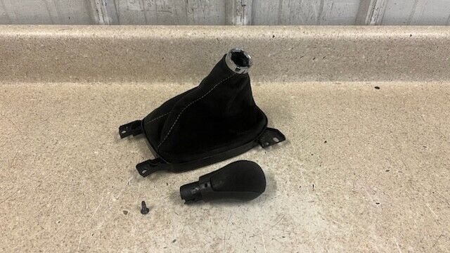 12 15 Chevrolet Camaro Suede Shifter Knob Boot 6 Speed Manual OEM GM Black Screw
