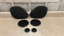 Load image into Gallery viewer, 98 02 Pontiac Firebird Trans AM WS6 Factory Speaker Covers Trim Black OEM Set 8
