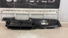 Load image into Gallery viewer, 10 15 Camaro SS Black Leather Dash Trim Vents 2 Pieces GM 22880757 Yellow Stitch
