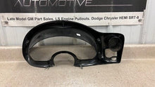 Load image into Gallery viewer, 98 02 Pontiac Firebird Trans AM Gauge Cluster Speedometer Trim Panel Black Bezel
