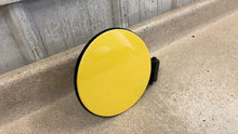Load image into Gallery viewer, 10 15 Camaro SS Original Fuel Gas Door Yellow OEM GM Lid Factory 78K 22765851
