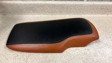 Load image into Gallery viewer, 05 13 C6 Corvette Custom Leather Center Console Lid Radio Trim Boot Black Brown
