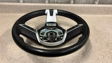 Load image into Gallery viewer, 10 11 Camaro SS Leather Steering Wheel Manual Trans GM Black W/ Orange Stitching
