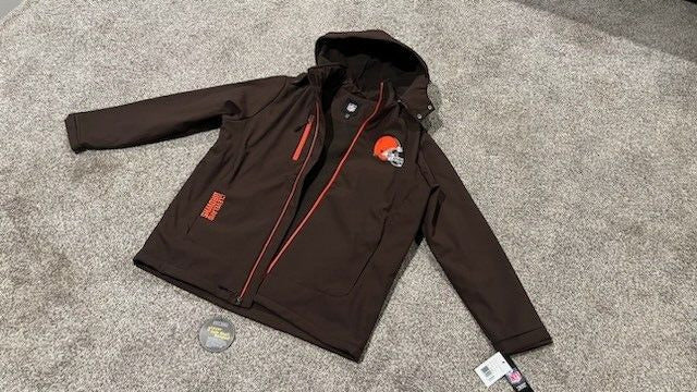 NFL Reebok NFL Team Apparel on FIELD Browns Football Jacket