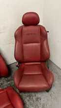 Load image into Gallery viewer, 04 05 06 Pontiac GTO Complete Set Front Rear Power Black Red Leather Seats OEM
