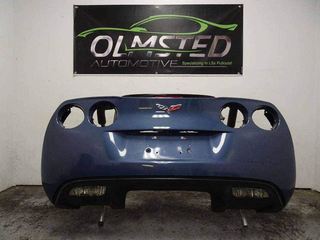 05 13 Chevrolet Corvette C6 Z06 Grand Sport Rear Bumper Cover Assembly GM 56K