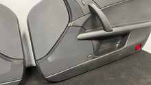 Load image into Gallery viewer, 05 13 Corvette C6 Z06 Driver Passenger Interior Door Trim Panels Black Pair
