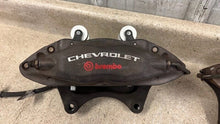 Load image into Gallery viewer, 2010 2015 Camaro SS Front Driver Passenger Brembo Brake Calipers Pair OEM
