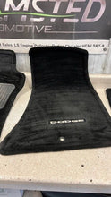 Load image into Gallery viewer, 15 20 Dodge Challenger Factory Floor mats Front Rear Carpet Cloth Mopar Logo
