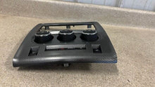 Load image into Gallery viewer, 08 14 Dodge Challenger SRT Radio Trim Panel HVAC Controls 1175000AB Carbon Fiber
