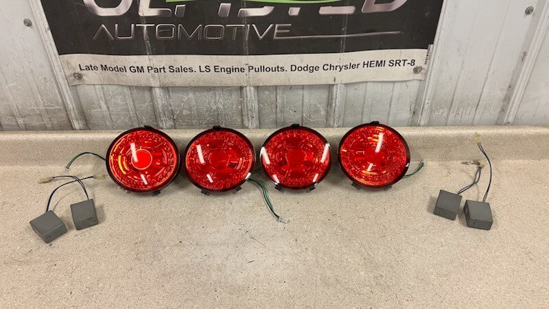 05 13 Chevrolet Corvette C6 LED Aftermarket Rear Tail Lights Left Right Set Lamp