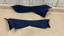 Load image into Gallery viewer, 04 05 06 Pontiac GTO Center Console Side Trim Panels Suede Blue Right Left Pair
