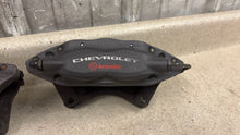 Load image into Gallery viewer, 2010 2015 Camaro SS Rear Driver Passenger Brembo Brake Calipers Pair OEM 35K
