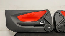 Load image into Gallery viewer, 10 15 Camaro SS Interior Passenger Driver Right Left Door Panel Pair Orange OEM
