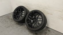 Load image into Gallery viewer, C7 Corvette Z06 20'' Rear Rohana Wheels RF17 20x12 Set Black Deep Concave
