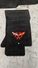 Load image into Gallery viewer, 97 04 Corvette C5 Lloyd Mats Rear Trunk Front Right Left Mat Black Logo GM
