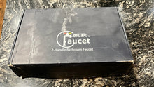 Load image into Gallery viewer, Mr. Faucet 3 Holes 2 Handle Bathroom Sink Faucet Brushed Gold Brass New in Box
