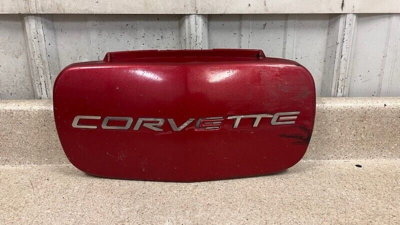 97 04 Corvette C5 Front Bumper License Plate Filler Trim OEM GM 10256977