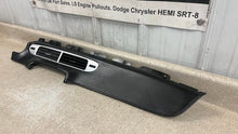 Load image into Gallery viewer, 10 15 Chevrolet Camaro SS Black Leather Dash Trim 2 Pieces GM 22890360 Blue
