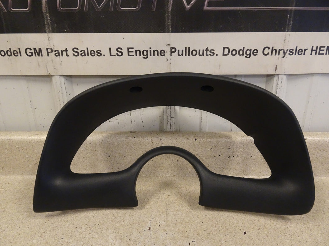 97 02 Camaro SS Gauge Cluster Speedometer Trim Panel Bezel Gray OEM 10271342
