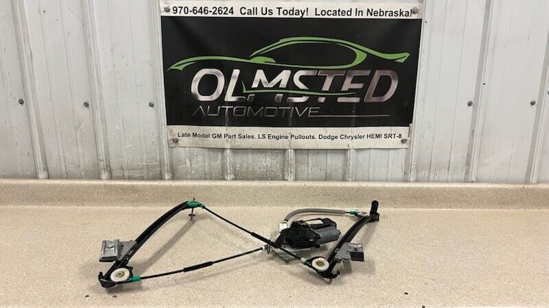 05 13 Corvette C6 Z06 Front Driver Window Regulator Motor GM 25815795 Left 54K