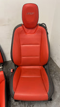 Load image into Gallery viewer, 10 15 Chevrolet Camaro SS Front Rear Power Heated Leather Seats GM Orange 32K
