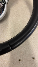 Load image into Gallery viewer, 10 11 Chevrolet Camaro SS Leather Steering Wheel GM Black Stone Stitching 35K
