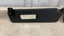 Load image into Gallery viewer, 10 15 Camaro SS Driver Passenger Side Sun Visors Left Right Visor Black Pair
