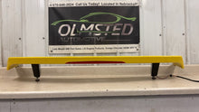 Load image into Gallery viewer, 10 13 Camaro SS SLP Rear Trunk Spoiler OEM GM Yellow  Decklid High Rise 22814776
