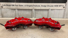 Load image into Gallery viewer, 05 13 Corvette C6 Z06 Front Brake Calipers 6 Piston Set Brakes OEM 5K NICE!

