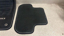 Load image into Gallery viewer, 2010 2015 Chevrolet Camaro SS Front Rear Left Right Floor Mats GM Black Logo
