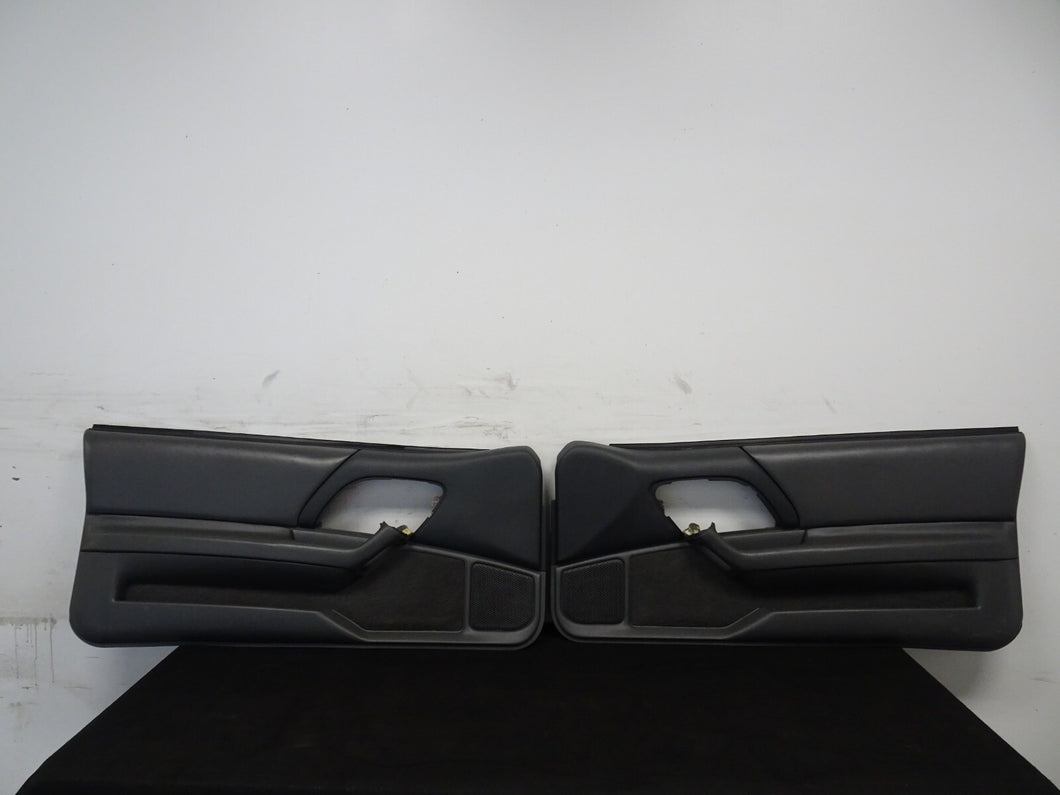 1993 2002 Camaro SS Driver Passenger Door Panels Graphite Gray OEM GM 75K Pair