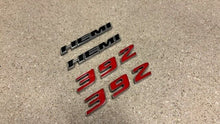 Load image into Gallery viewer, 06 17 Dodge Challenger SRT HEMI 392 Emblem Fender Badge Mopar OEM Red Black
